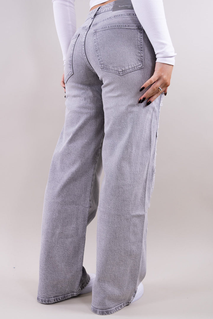 Britt wide leg jeans - stretch