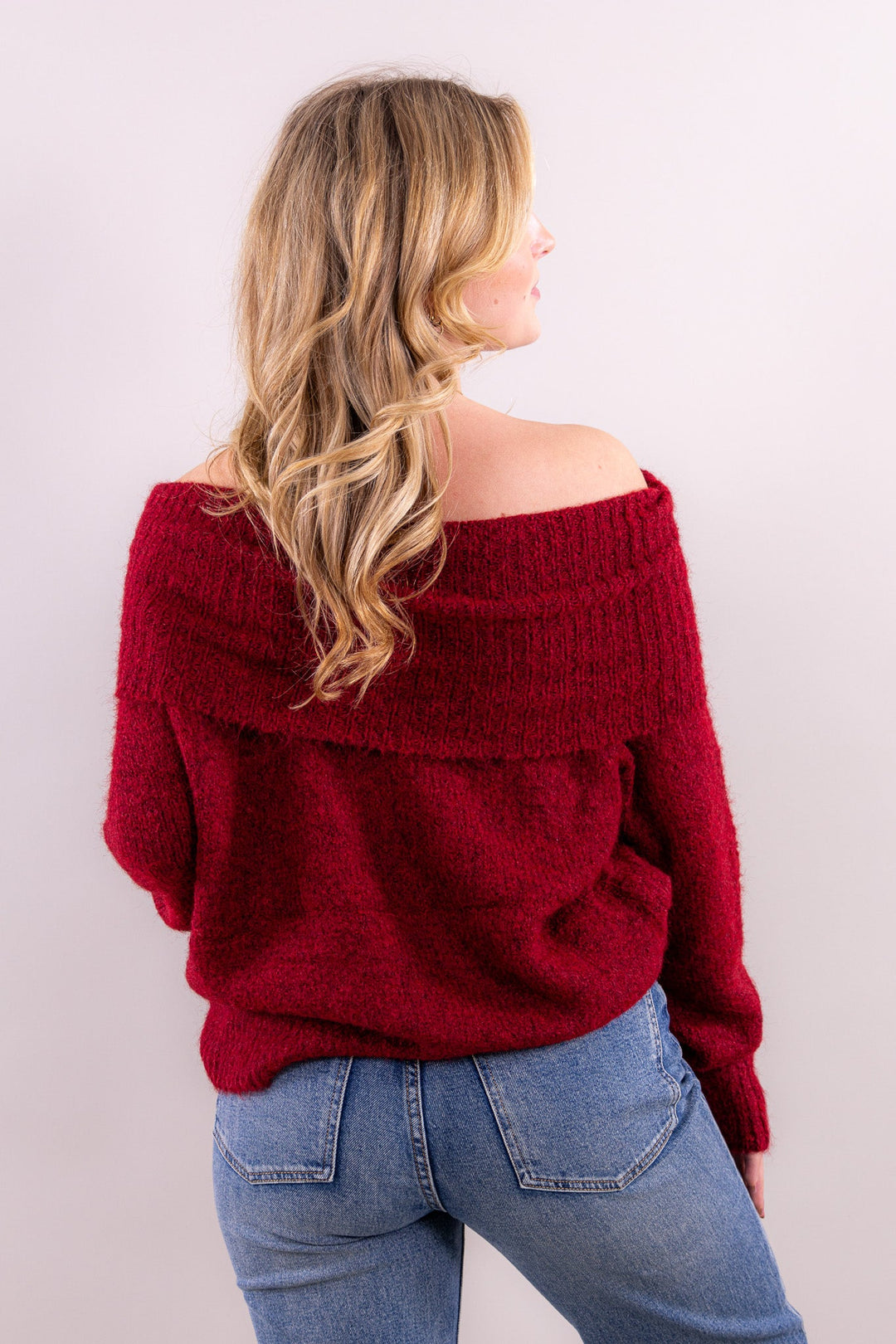 Nela off shoulder knit