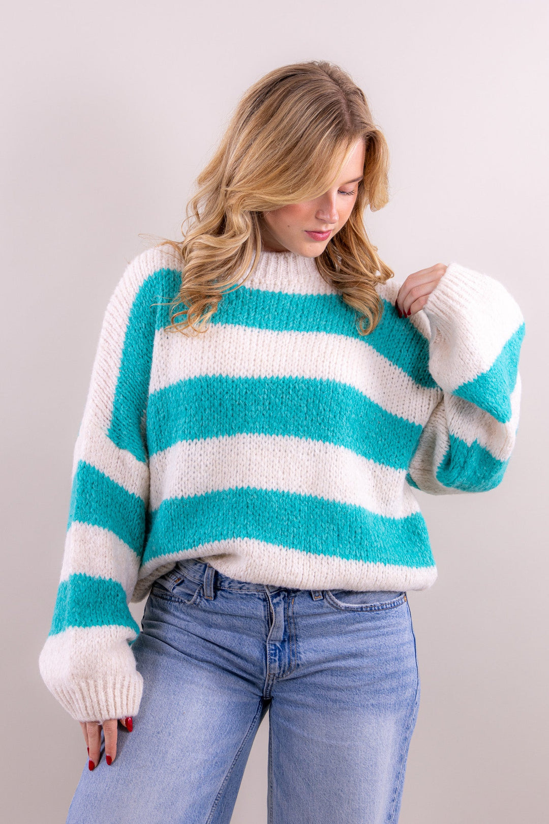 Leah's striped comfy knit