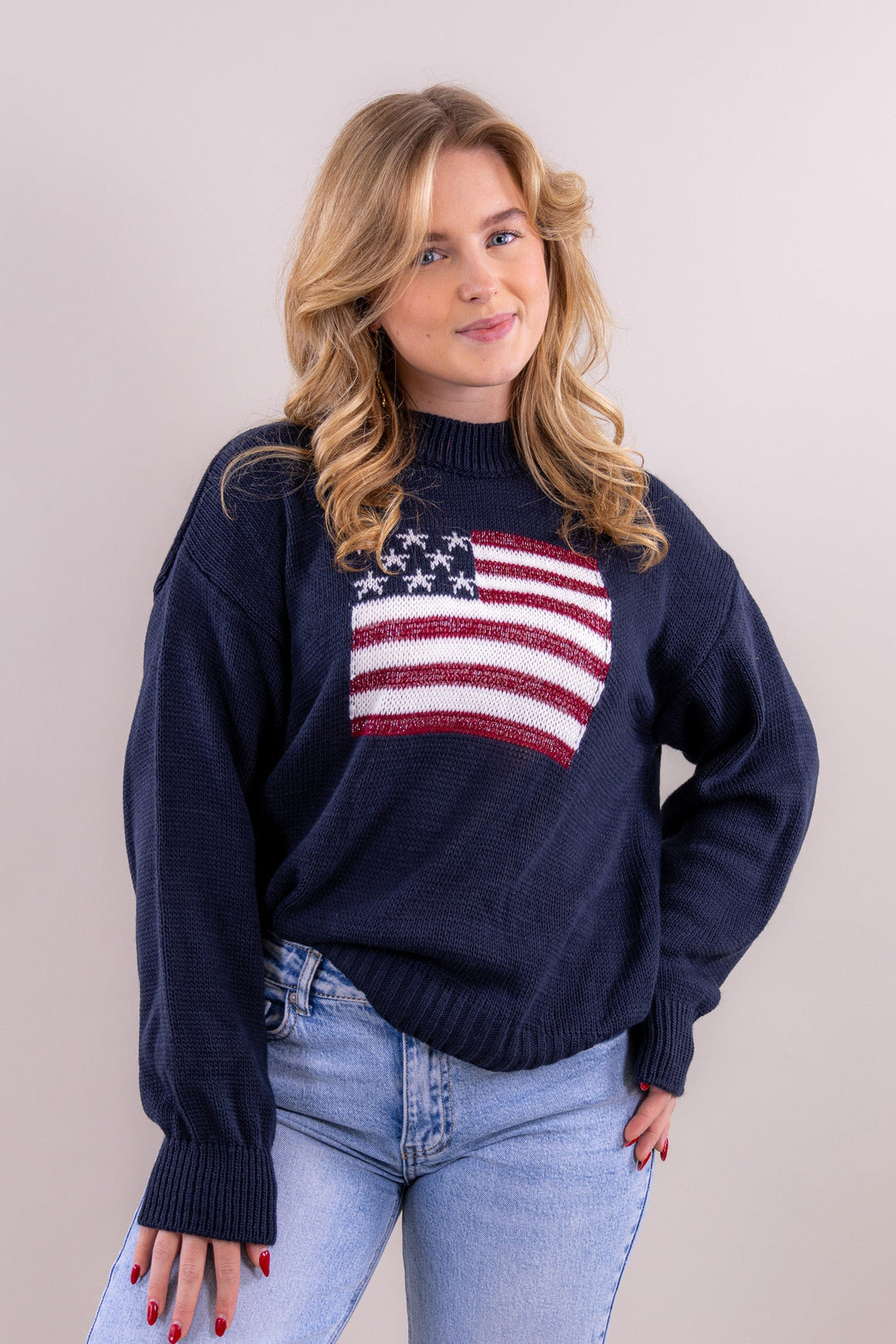 Usa knit sparkling