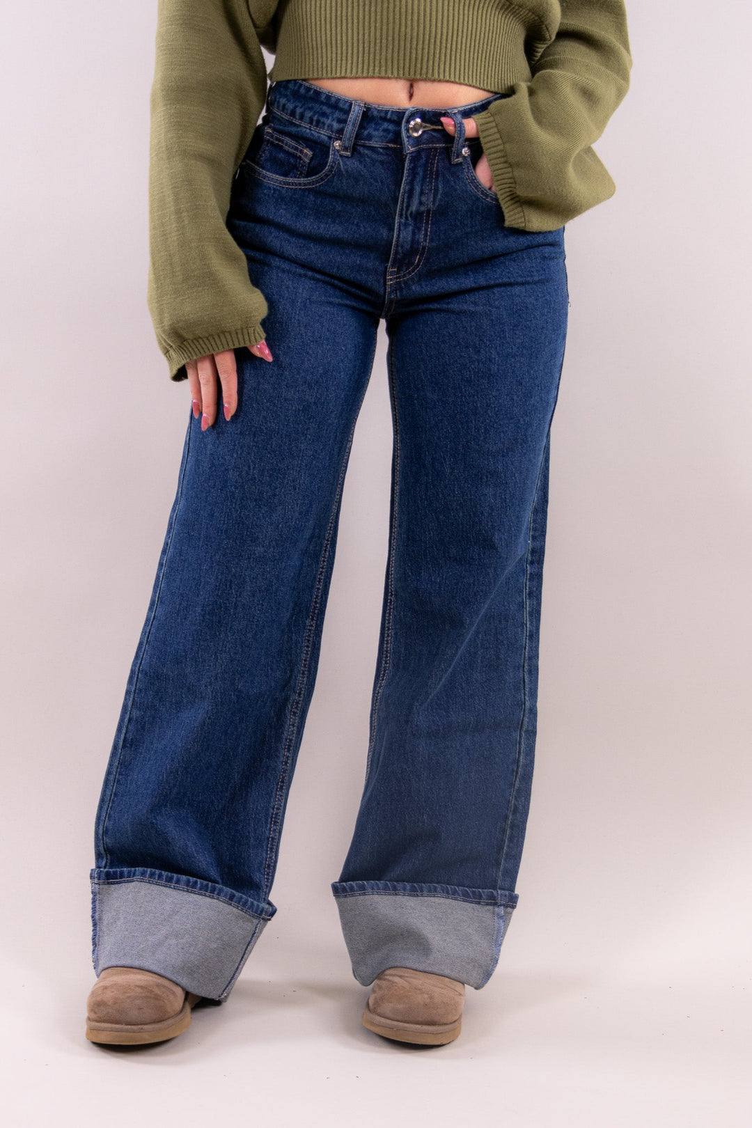 Diede wide leg jeans