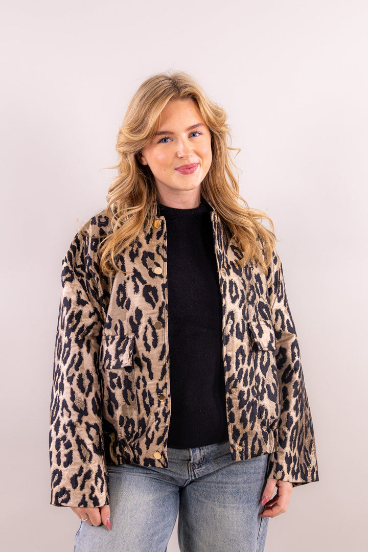 Nina leopard jacket