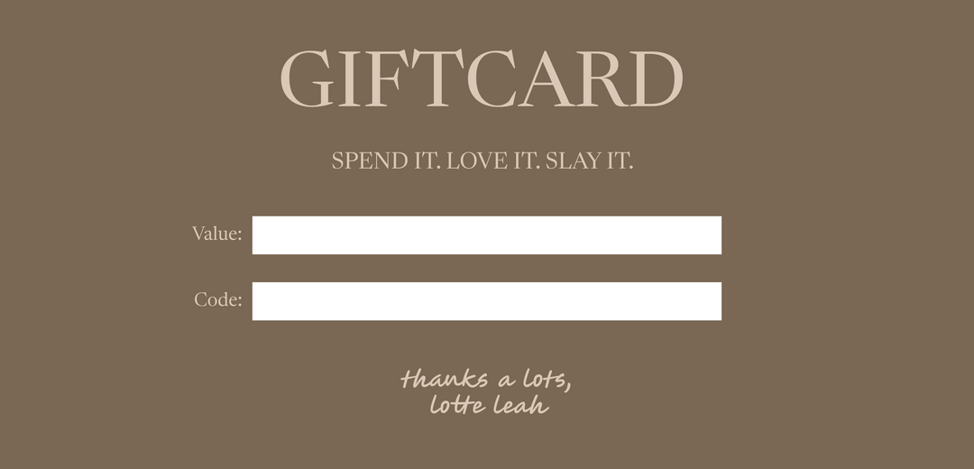 Lotsofleah Gift Card (Physical)